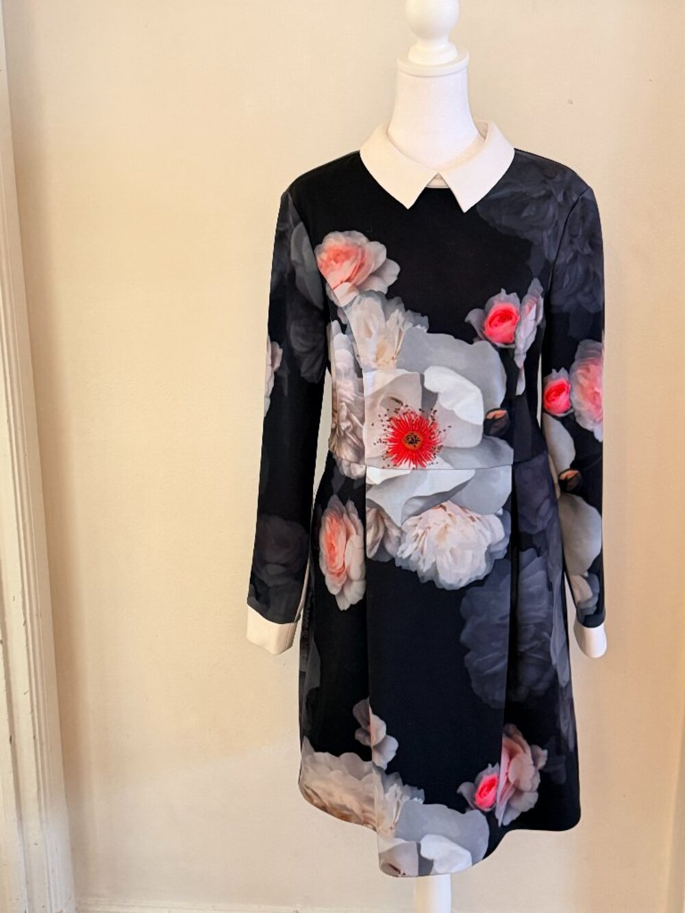 Ted Baker London Floral Dress Women’s Designer Dress Garden Print Midi